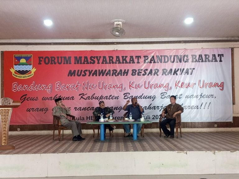 Forum Masyarakat Bandung Barat Tolak Artis, Dorong Putra Daerah untuk Pilkada 2024 Agar KBB Makin Maju dan Berkembang