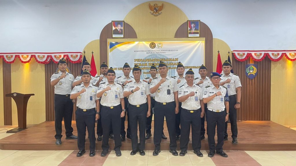 Apel Deklarasi Zero Halinar dan Penguatan Jajaran, Lapas Kuningan Tegaskan Komitmen Berantas Pelanggaran